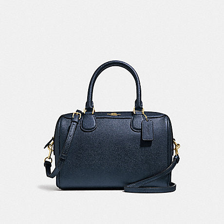 Coach F39706 Mini Bennett Satchel Metallic Denim