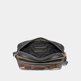 Coach F50485 Keith Haring Charles Camera Bag In Signature Canvas With Patches Tan