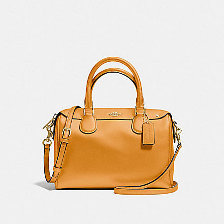 Coach F57521 Mini Bennet Satchel Goldenrod light Gold Balilene