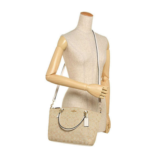Coach F27582 Signature Small Kelsey Light Khaki/Chalk
