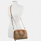 Coach f58312 Signature Mini Bennett Satchel Khaki saddle
