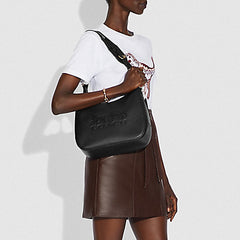 Coach F72702  Leather Jes Hobo Midnight