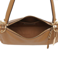 Coach F73196 Mia Small Shoulder Light Saddle