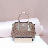 Coach  F73291 Mini Sage Carryall In Signature Canvas Gold/khaki/platinum