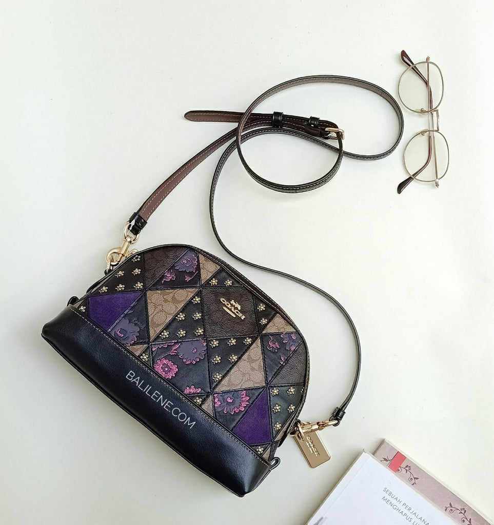 Dome crossbody in signature patchwork Clearance