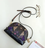 Coach  F76672  Signature Mx Patchwork Dome Black Multi
