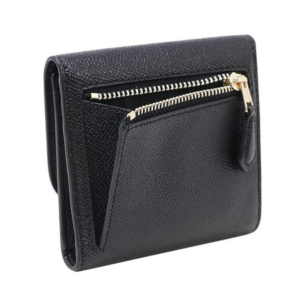 Coach F87588 Crossgrain Leather Small Wallet Black