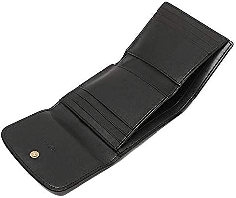 Coach F87589  Signature Pvc Small Wallet Brown Black