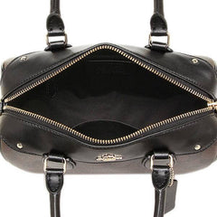 Coach F32203 Signature Mini Bennett Satchel Brown Black