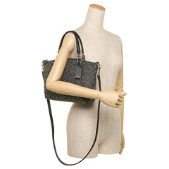 Coach F58283 Small Kelsey In Signature Silver Black Smoke