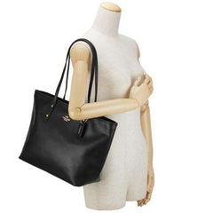 Coach F58846 Tote City Zip Black
