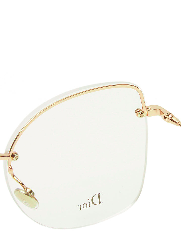 Dior Gold Butterfly Eyeglasses