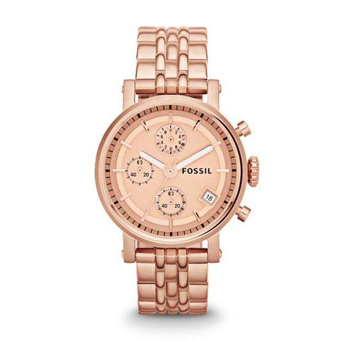 Jam Tangan Fossil ES3380 Original Boyfriend Chronograph Rose Gold
