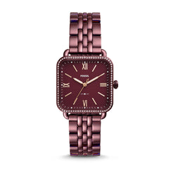 Fossil Es4311 Micah Three Hand Wine Watch