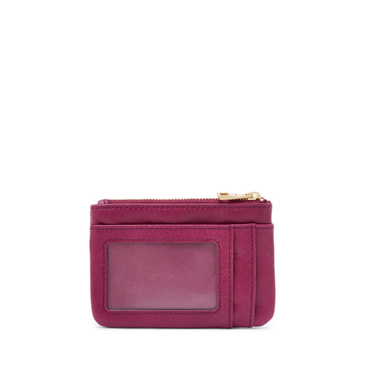 Fossil SL7102672 Ellis Zip Coin Purse Raspberry Wine