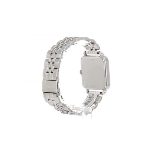 Fossil Es4268 Micah Three Hand Silver Watch