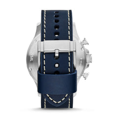 Jam Tangan Fossil Nate Chronograph Navy JR1480 belakang