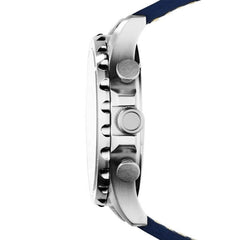 Jam Tangan Fossil Nate Chronograph Navy JR1480 samping