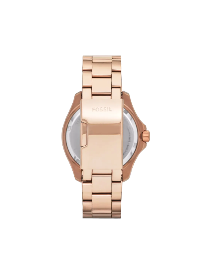 Fossil AM4533 Cecile Multifunction Dial Brown Rose Gold Watch