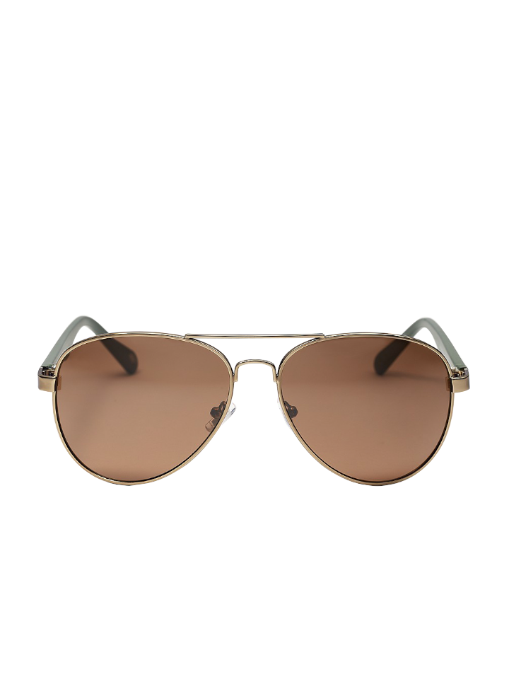 Dark brown cheap aviator sunglasses