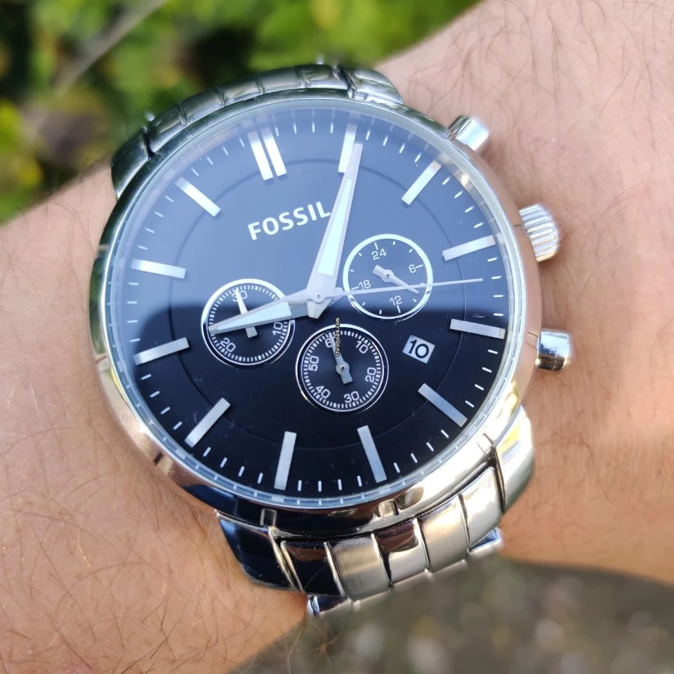 Fossil BQ1278IE Lance Chronograph Silver Stainless Steel Watch