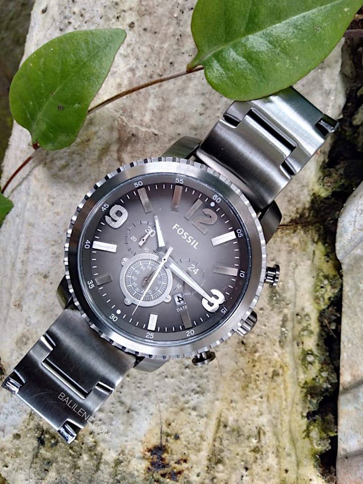Fossil BQ1651 Gage Chronograph Smokey Grey Stainless Steel Watch