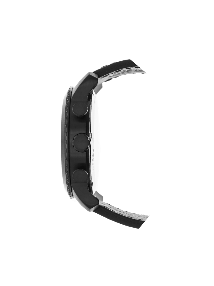 Fossil BQ1711 Gage Chronograph Black Leather Band Watch