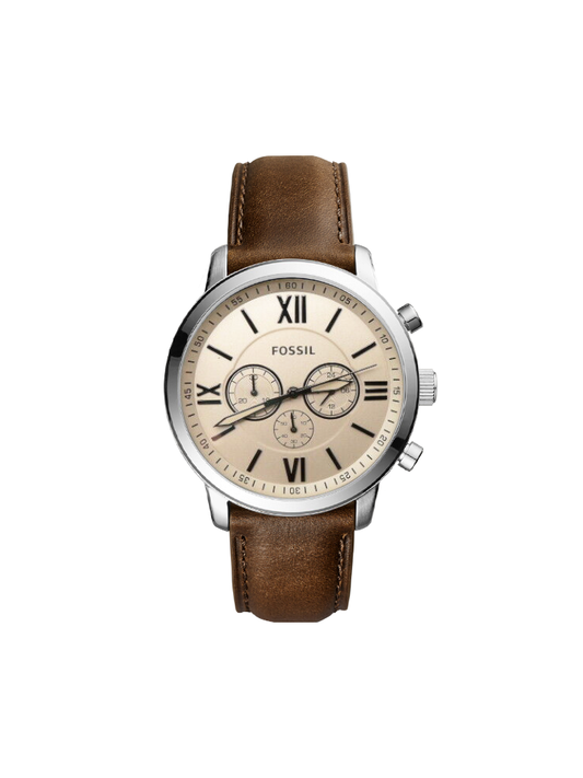 Fossil BQ2131 Flynn Chronograph Brown Leather Watch
