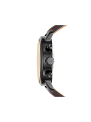 Fossil Rhett Chronograph Brown Leather Watch Jewelry