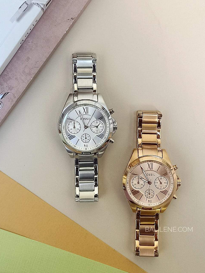 Fossil BQ3035 Modern Courier Midsize Chronograph Stainless Steel Watch