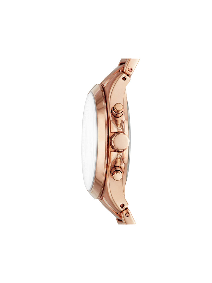 Fossil BQ3036 Modern Courier Midsize Chronograph Rose Gold-tone Watch