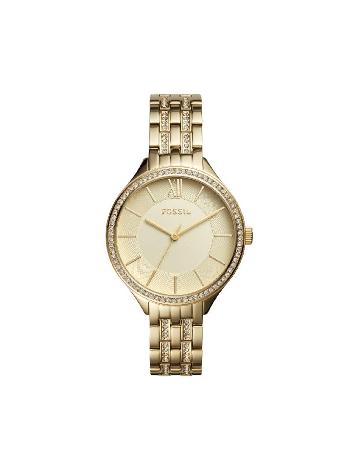 Fossil BQ3117 Three Hand Gold Tone Stainless Steel Watch