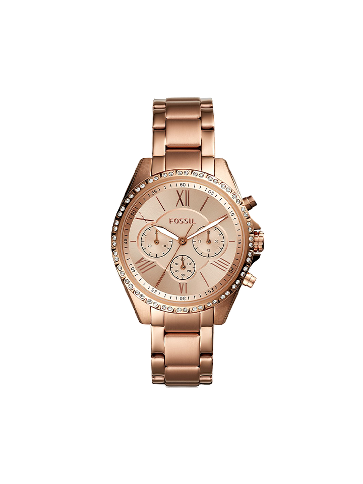 Fossil BQ3377 Modern Courier Chronograph Rose-Gold-Tone Stainless Steel Watch