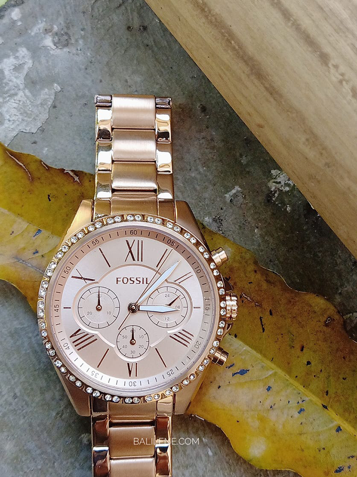 Fossil BQ3377 Modern Courier Chronograph Rose-Gold-Tone Stainless Steel Watch