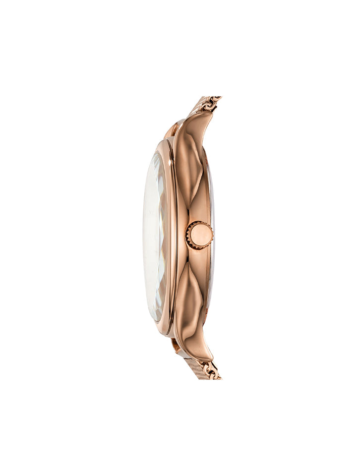 Fossil BQ3392 Laney Three-hand Rose Gold Tone Watch