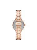 Fossil BQ3543SET Suitor Three-Hand Rose Gold-Tone Alloy Watch And Bracelet