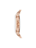 Fossil BQ3543SET Suitor Three-Hand Rose Gold-Tone Alloy Watch And Bracelet