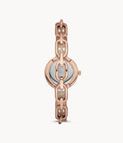 Fossil BQ3545 Embry Three-Hand Rose Gold-Tone Stainless Steel Watch