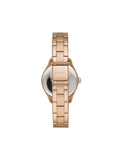 Fossil BQ3636 Rye Three-Hand Date Rose Gold-Tone Stainless Steel Watch