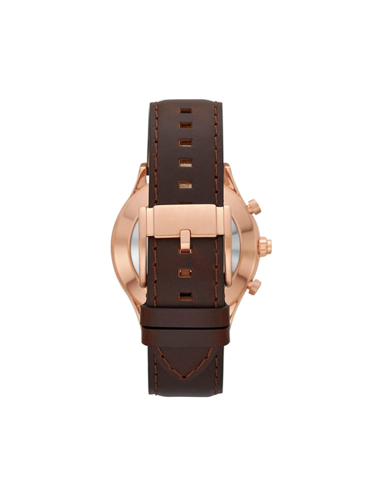 Fossil BQT1107 Men Hybrid Smartwatch Fenmore Brown Leather Strap