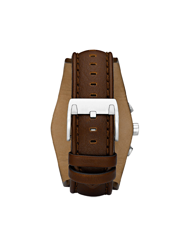 Fossil CH2565 Coachman Chronograph Brown Leather Watch