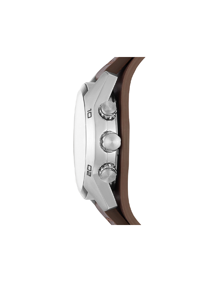 Fossil CH2565 Coachman Chronograph Brown Leather Watch