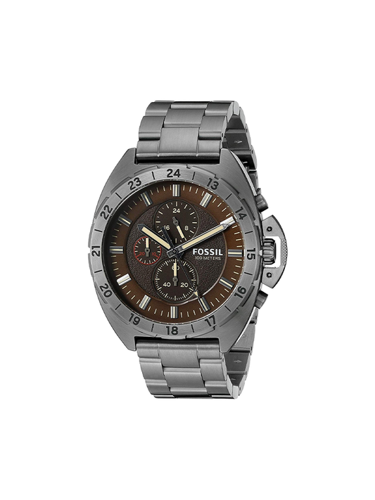 Fossil CH3002 Breaker Chronograph Smoke Stainless Steel Watch