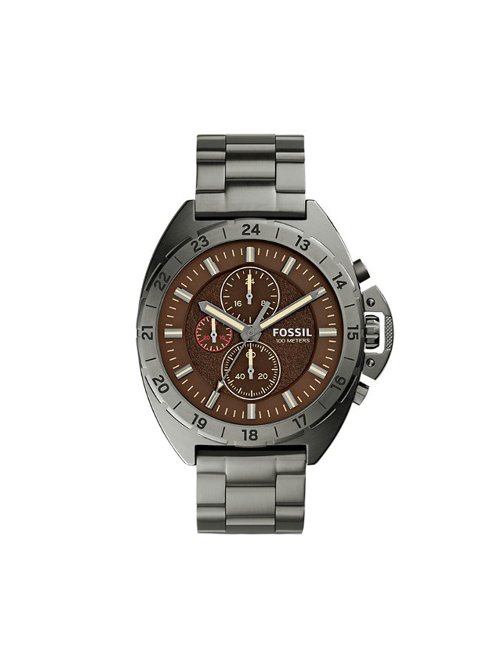 Fossil CH3002 Breaker Chronograph Smoke Stainless Steel Watch