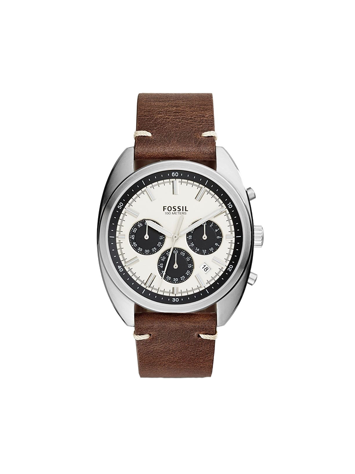 Fossil CH3044 Drifter Chronograph Dark Brown Leather Watch