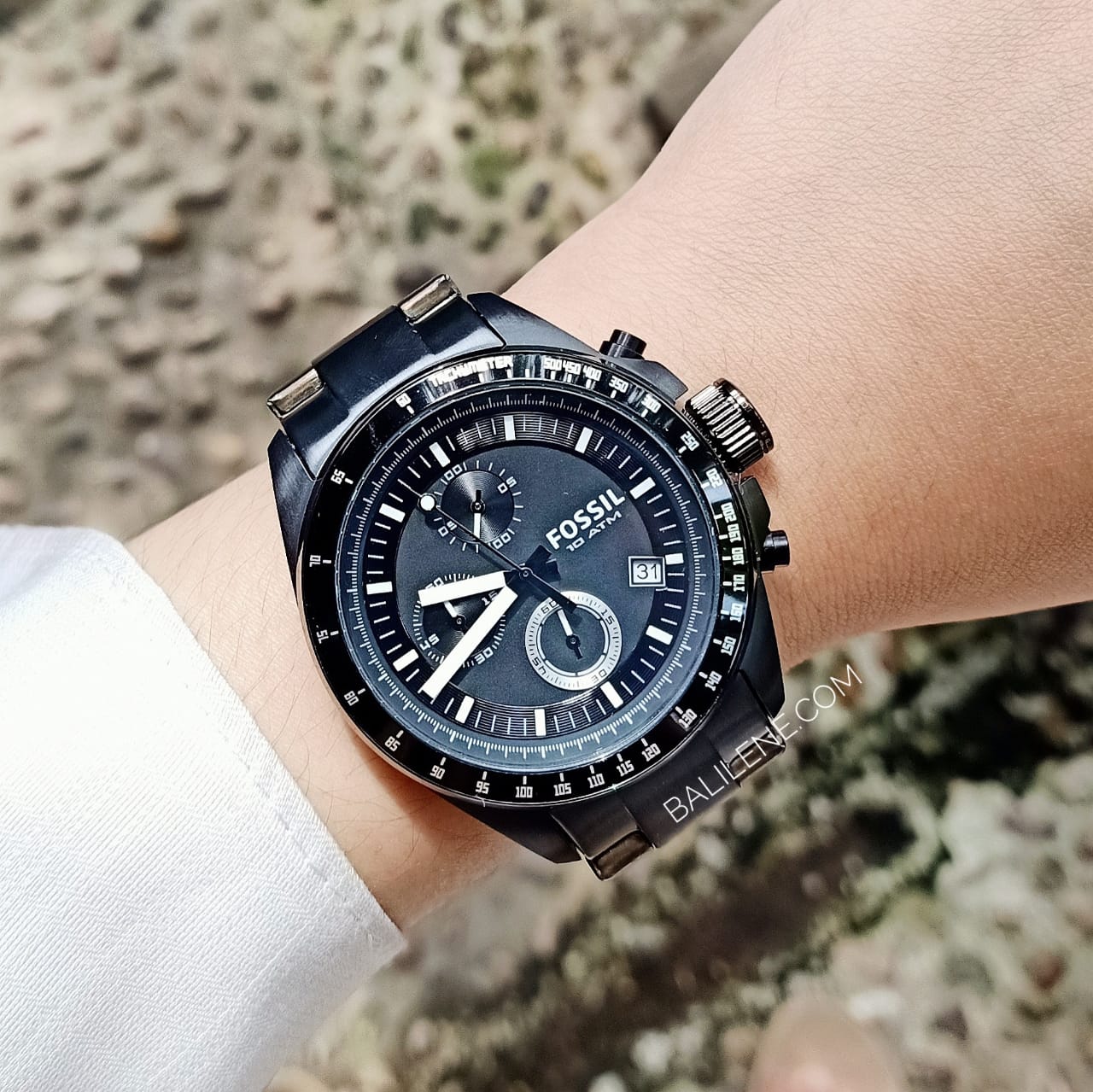 Fossil Ch2601 Decker Chronograph Black Stainless Steel Watch