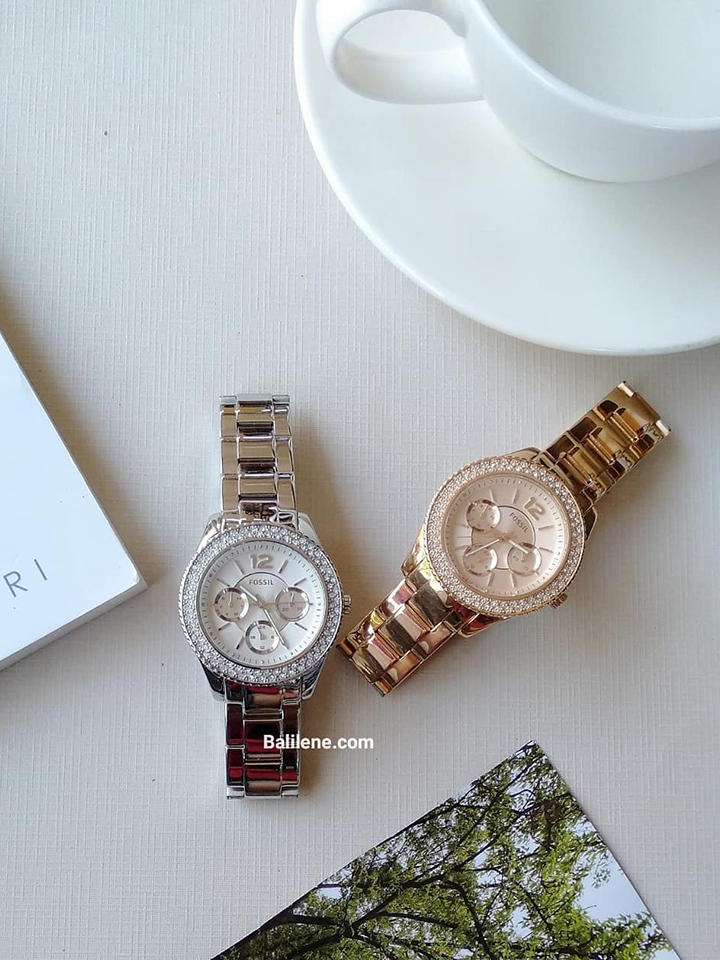 Fossil ES3588 Stella Multifunction Silver Stainless Steel Watch
