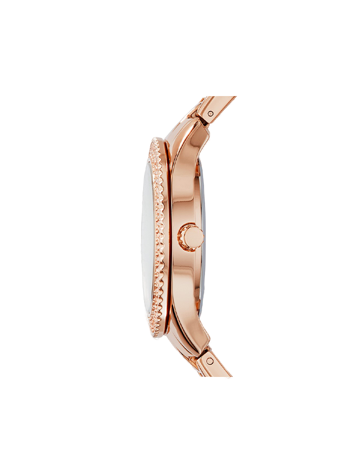 Fossil ES3590 Stella Multifunction Rose Gold Stainless Steel Watch