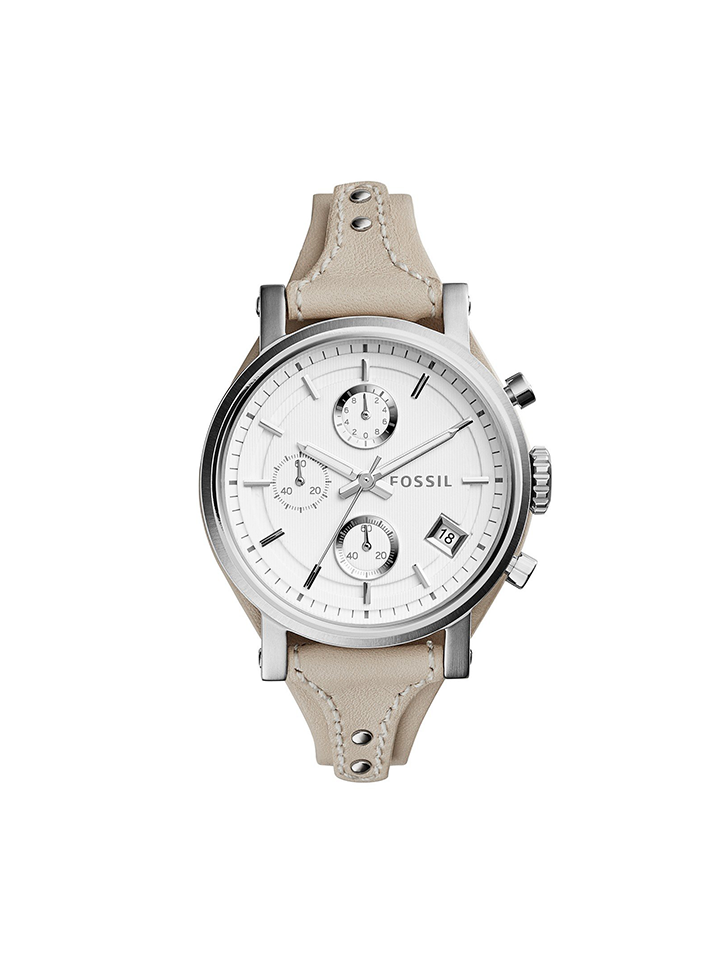 Fossil ES3811 Original Boyfriend Chronograph Grey Leather Watch