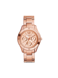 Fossil ES3815 Stella Multifunction Rose Gold Stainless Steel Watch